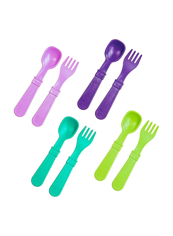 

Re-Play Recycled Spoons & Forks Butterfly Pack of 8, Multicolour