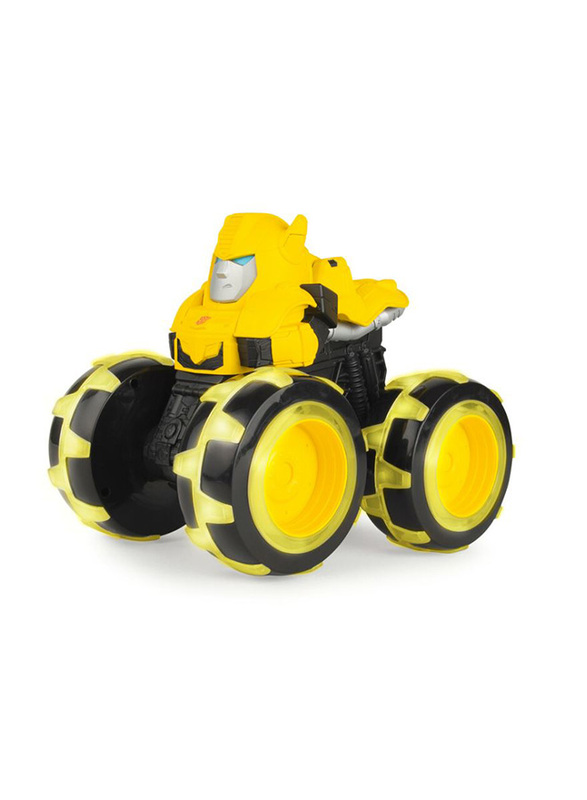 TOMY - John Deere Monster Treads Lightning Wheels Bumblebee, Diecast & Play Models, Ages 3+