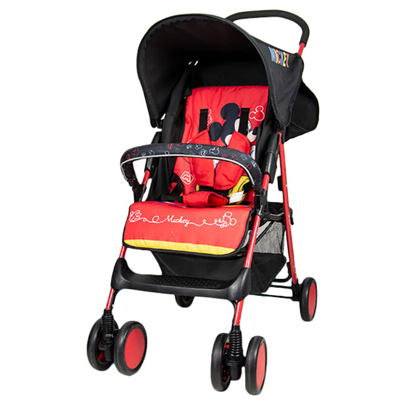 

Disney Mickey Mouse Lightweight Picnic Stroller with Storage Cabin, Red