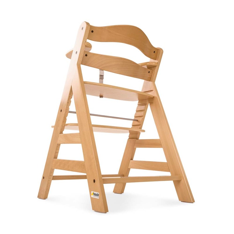 Hauck Alpha+ Grow-Along Wooden High Chair, Natural