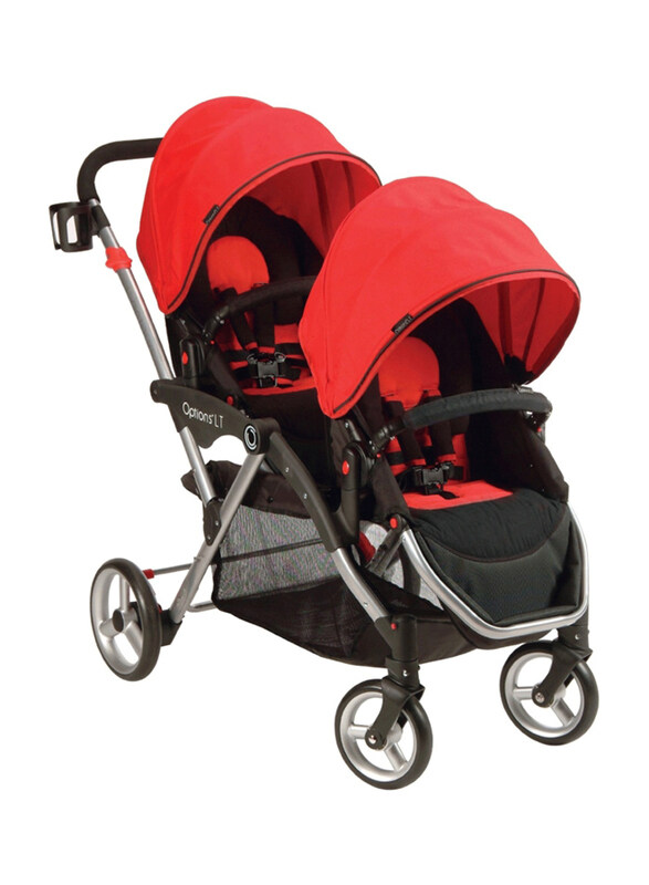 

Kolcraft Contours Options LT Tandem Stroller, Crimson Red