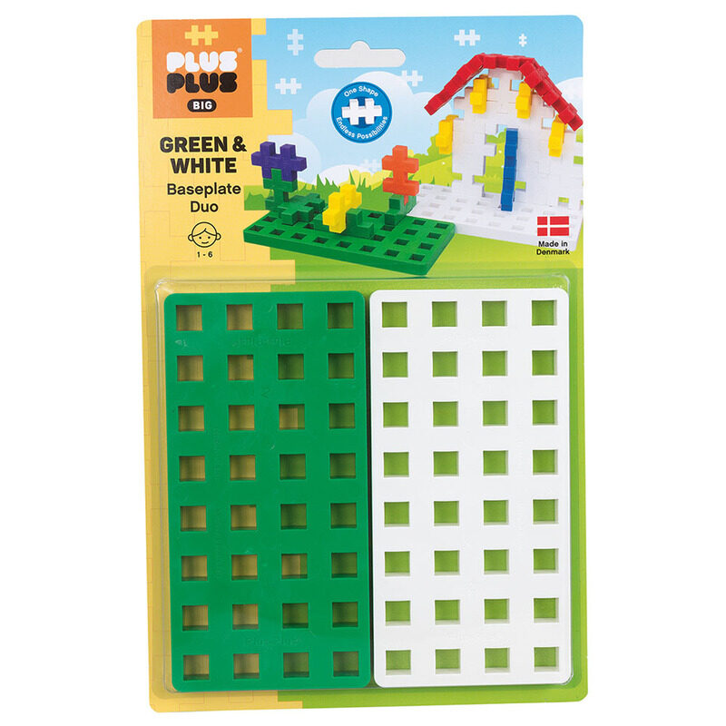 

Plus Plus Big Base Plate Building Set, 2 Pieces, Ages 1+