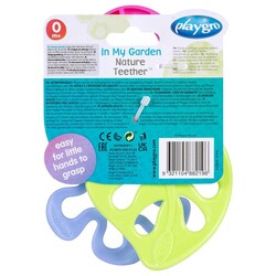Playgro In My Garden Nature Teether for Kids, Multicolour