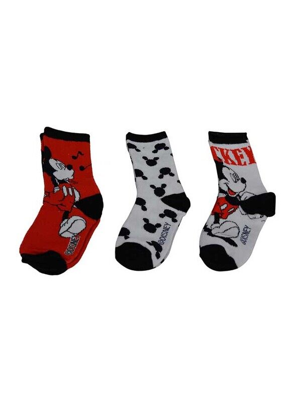 

Disney Mickey Socks 3 Pieces, 5-6 Years, Multicolour