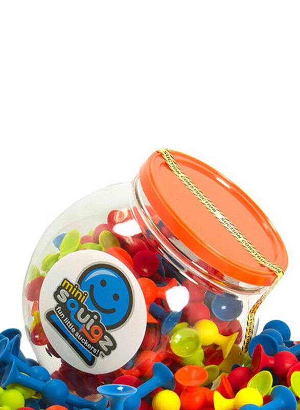 

Tomy - Fat Brain Toys Mini Squigz, Model Building Kits, 72 Pieces, Ages 5 to 7