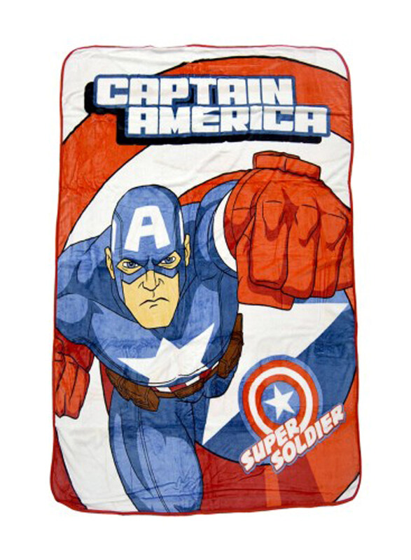 

Marvel Captain America Flannel Blanket, Multicolour