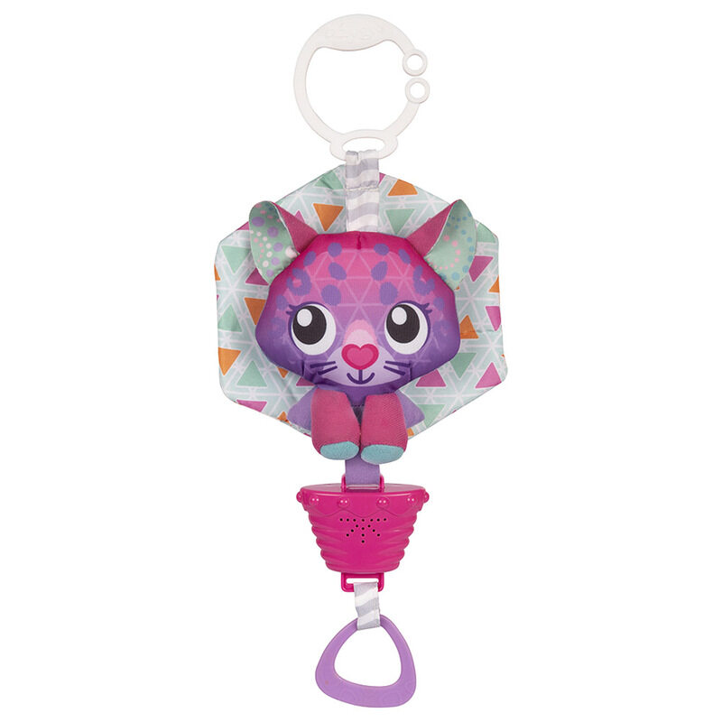

Playgro Polar Pals Musical Pullstring Cat Toy for Stroller, Car Seats, 0 Months +, Multicolor