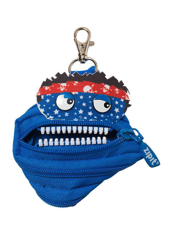 

Zipit Monster Mini Pouch Clip Strip, Blue