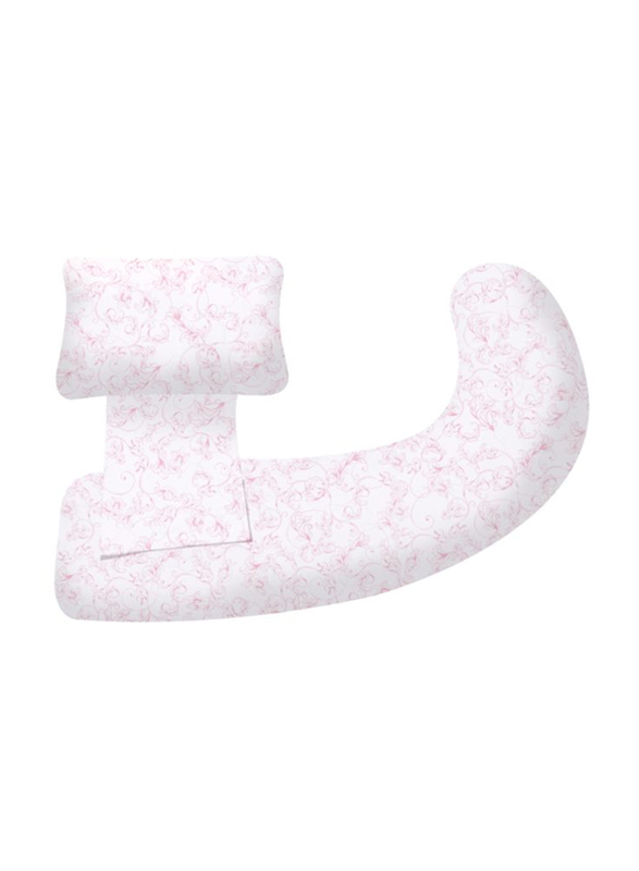 Ryco Comfy Multi-Position Pregnancy Pillow, Pink