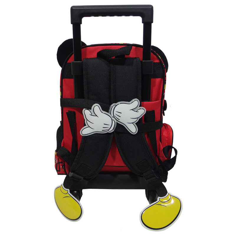 

Disney Mickey Mouse Trolley Bag For Kids Unisex, Red/Black