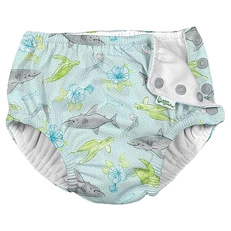 

Green Sprouts Snap Reusable Absorbent Swimsuit Diaper, 3 Years, 1 Count