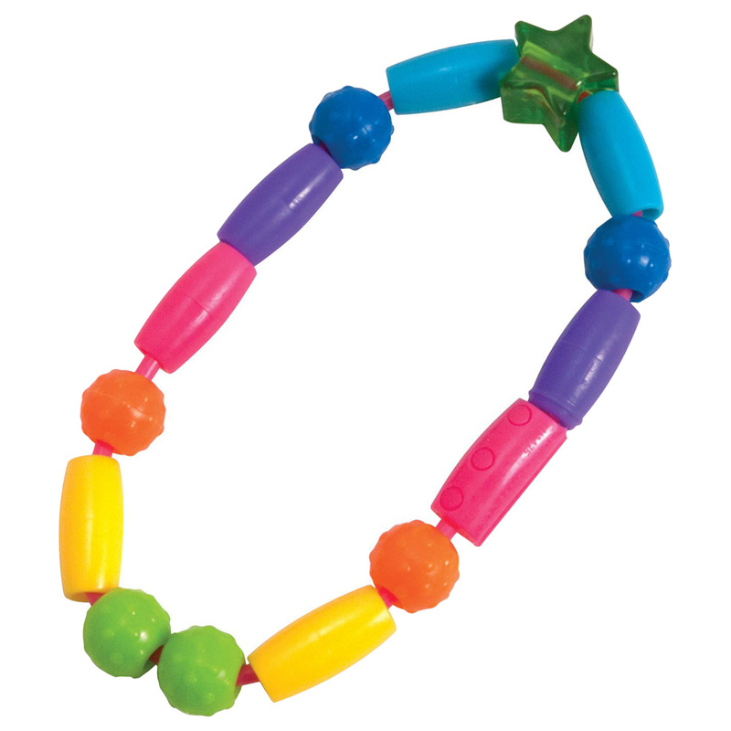 The First Years Bright Beads Teether for Kids, Multicolour