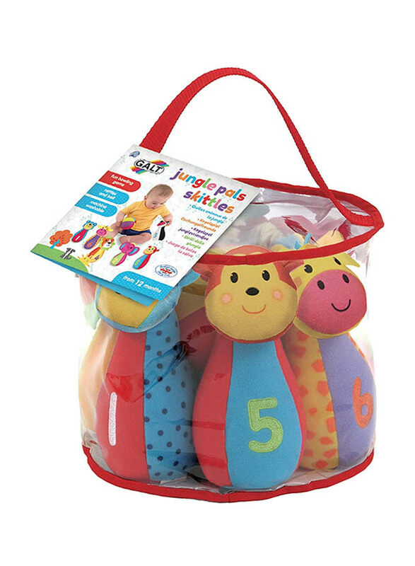 

Galt Toys Jungle Pals Skittles Baby Rattle And Ball, Multicolour
