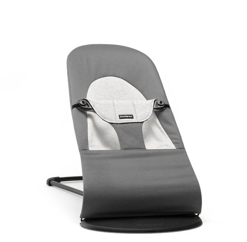

BabyBjorn Cotton Soft Jersey Bouncer Balance, Dark Grey/Grey