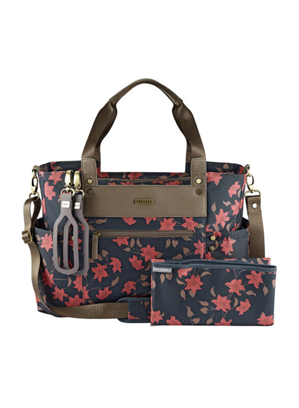 

Jj Cole Arrington Tote Diaper Bag, Navy Floral