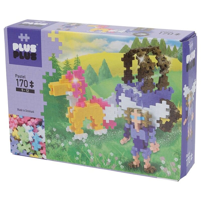 

Plus Plus Pastel Horse Carriage Building Set, 170 Pieces, Ages 5+
