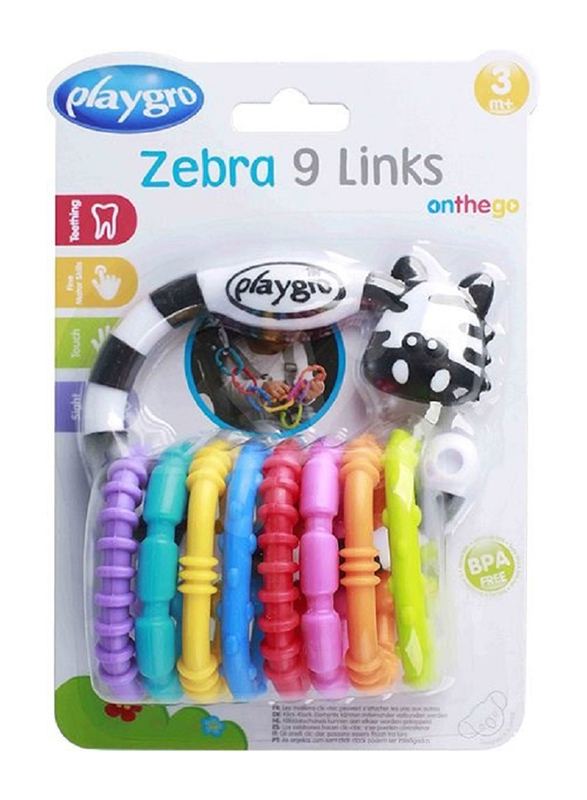 Playgro Zebra Links Rattle