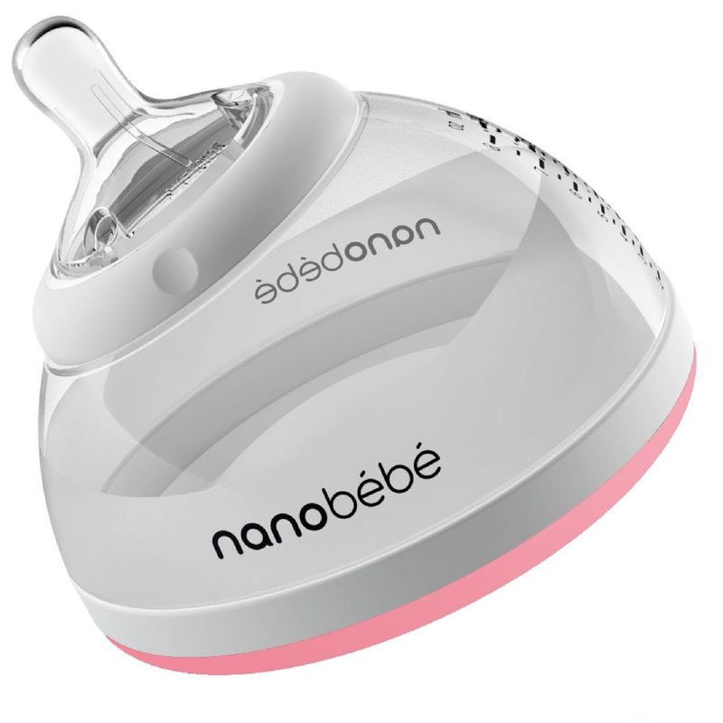 Nanobebe Transition Bottle, 240ml, Pink