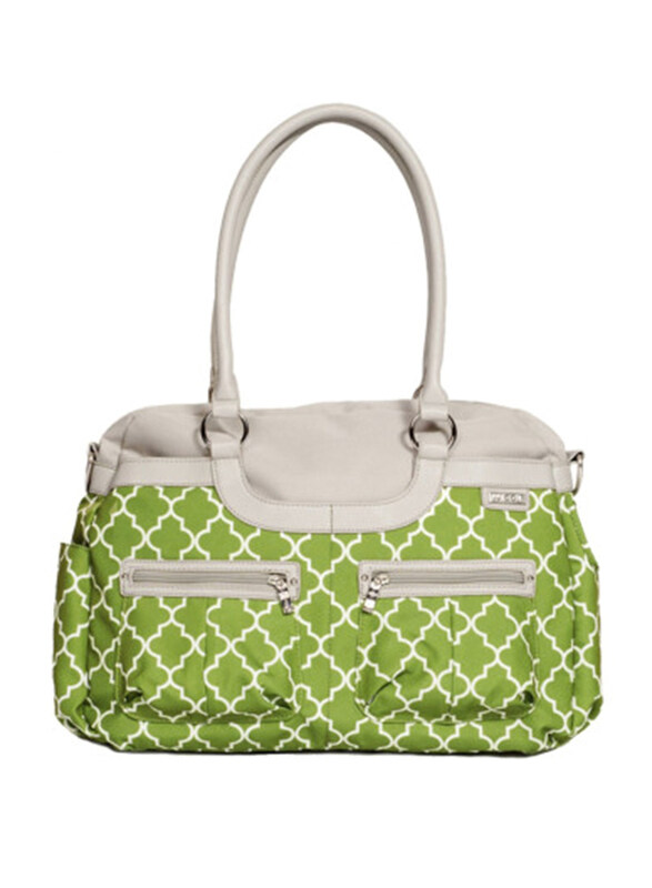 

JJ Cole Green Arbor Satchel Diaper Bag, Multicolour