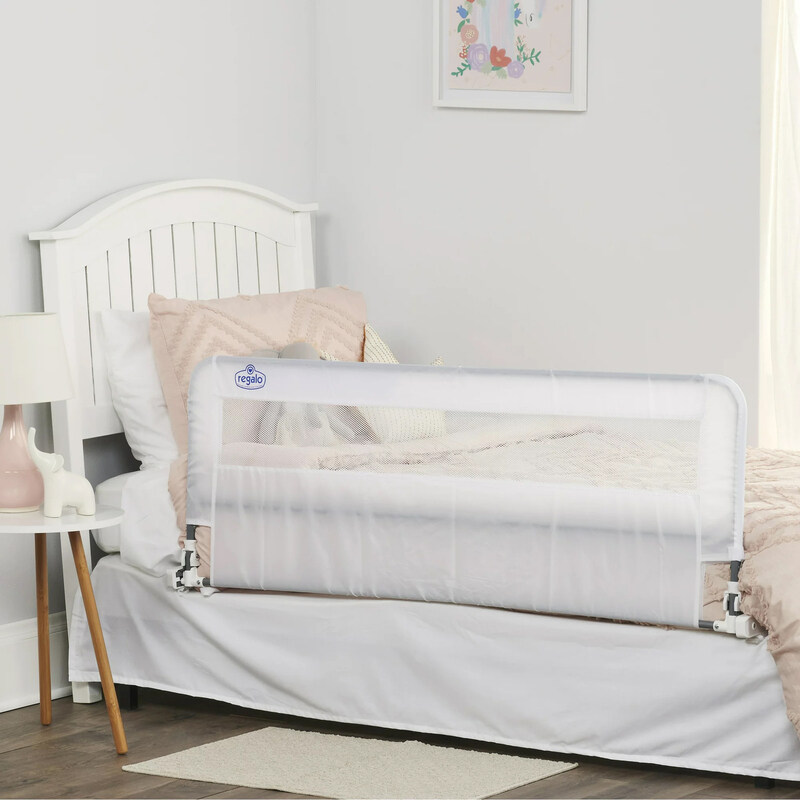 

Regalo Hideaway Extra Long Bed Rail, White