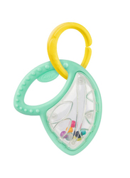 Playgro in My Garden Leaf Rattle Teether, Multicolour