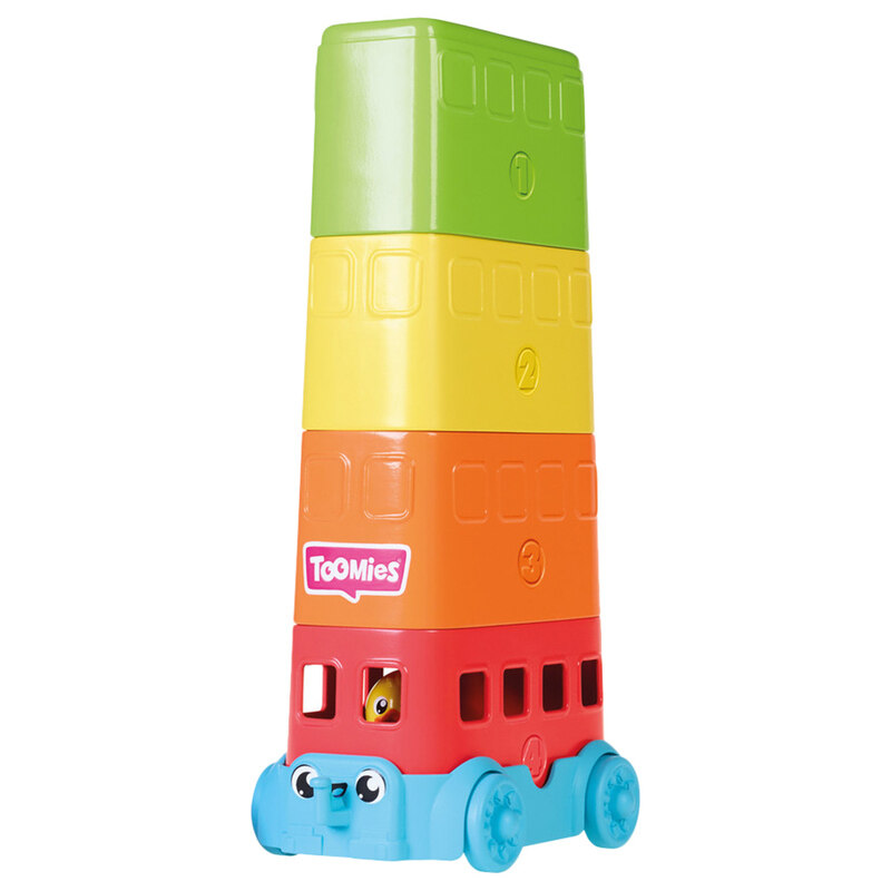 

Tomy Toomies Stacker Decker Bus, 5 Pieces, Ages 1+