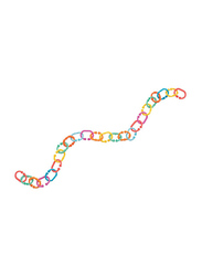 Playgro Pram Chain Loopy Links 24 Pcs, Multicolour