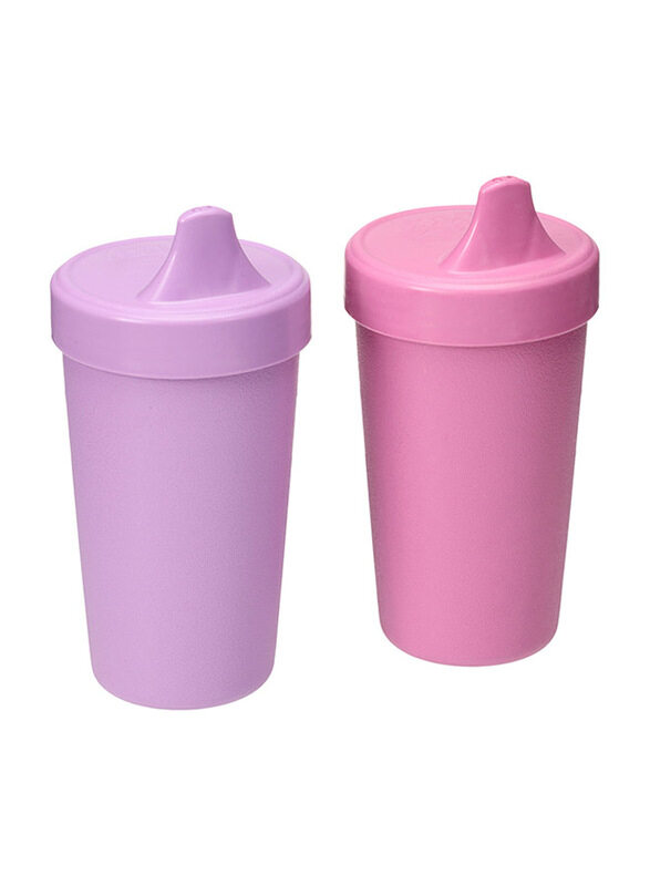 

Re-Play Recycled Spill Proof Sipy Cups Butterfly, Purple/Pink