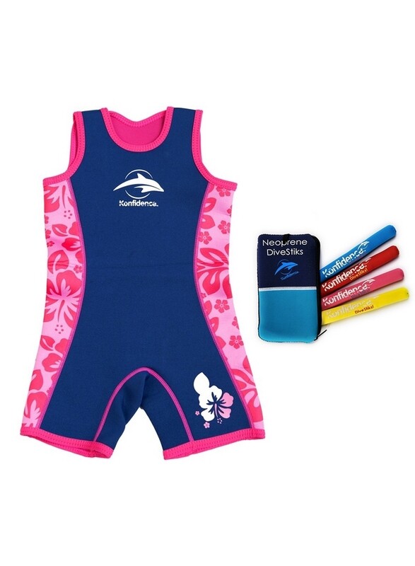 

Konfidence Warma Wetsuit, 3 Years, Pink/Blue