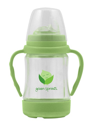 Green Sprouts Glass Sip & Straw Cup, Light Lime