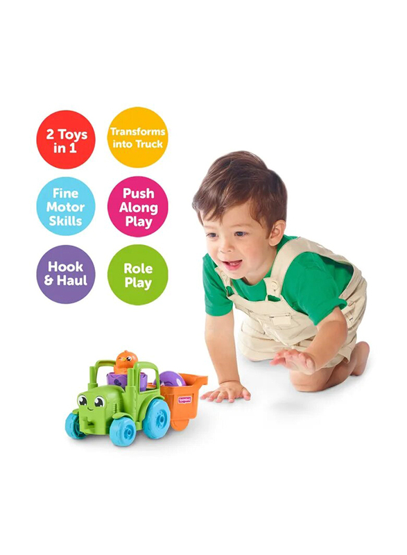 Tomy 2 in 1 Transforming Tractor, Ages 1+