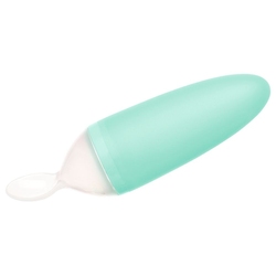 Boon Squirt Silicone Baby Food Dispensing Spoon, 90ml, Mint