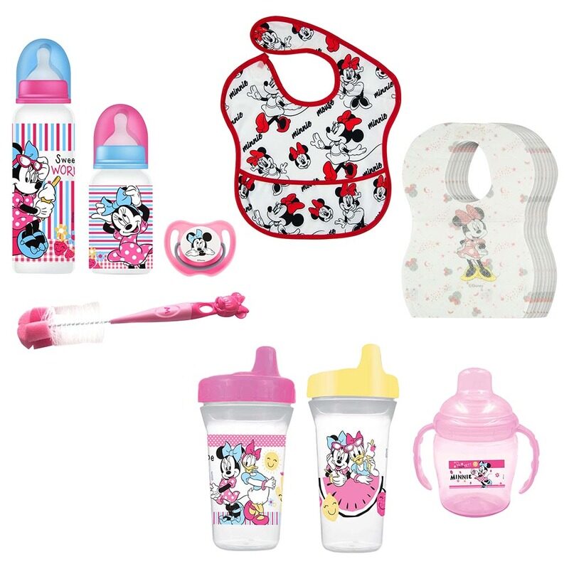 

Disney Minnie Mouse Feeding Bundle-Set, 16 Piece, Multicolour