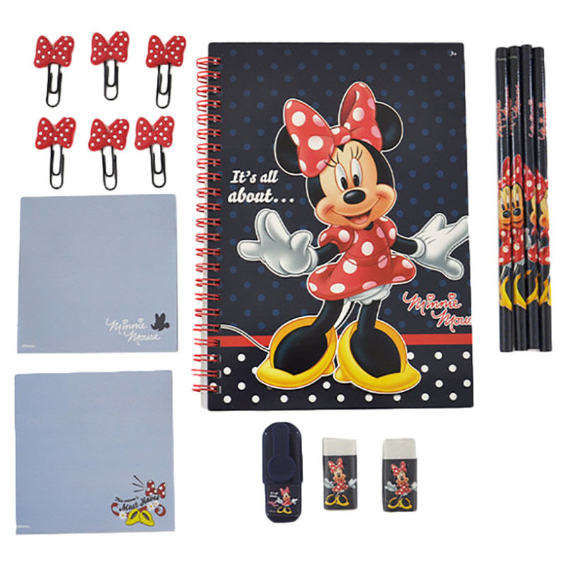 

Disney 16-Piece Minnie Stationery Set, Blue