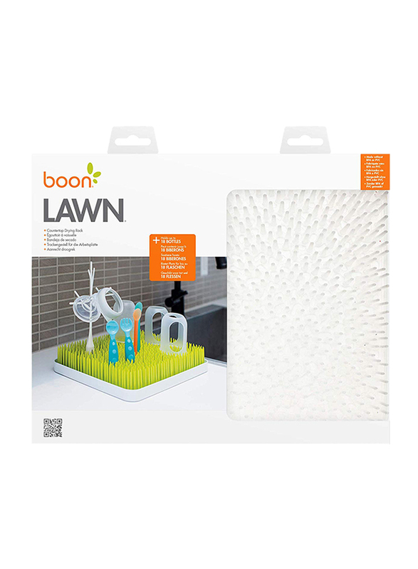 Boon Lawn Countertop and Drying Rack, One Size, White