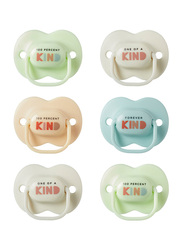 Tommee Tippee Anytime Soothers for Newborn, 0-6 Months, 6 Pieces, Multicolour