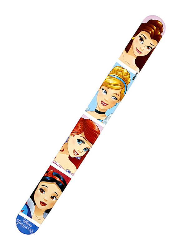 Disney Princesses Printed Kids Silicone Slap Bracelet For Girls, Multicolor