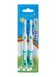Brush Baby 2 Piece First Green Brush for Kids