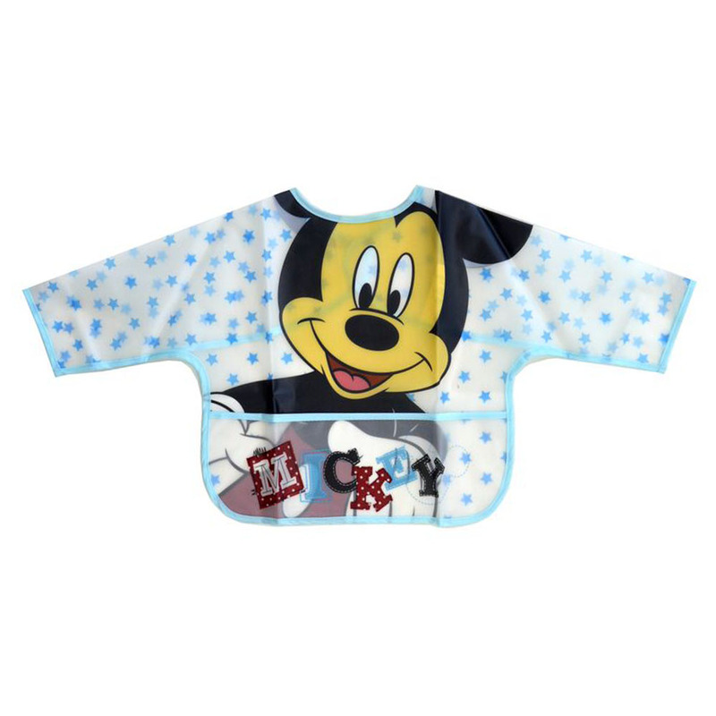 Disney Mickey Sleeved Bib, Blue