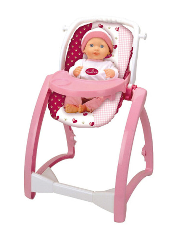 

Klein Toys 3 In 1 Princess Coralie Doll High Chair, Pink