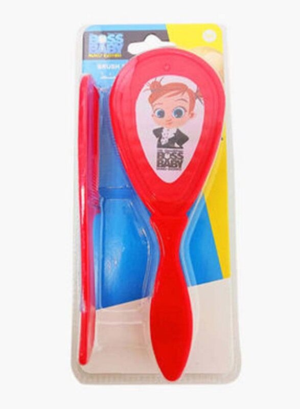 

The Boss Baby 2 Piece Comb and Brush Red Set for Baby