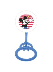 Disney Mickey Mouse Baby Rattle Toy, Blue