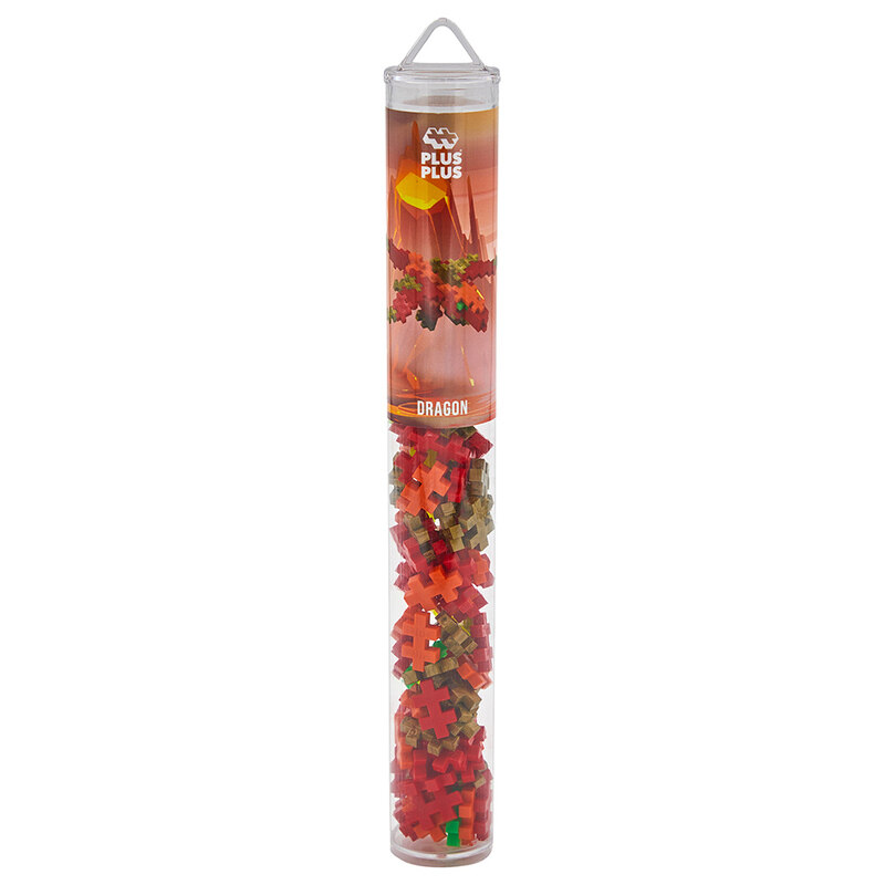 

Plus Plus Dragon Tube, 100 Pieces, Ages 5+