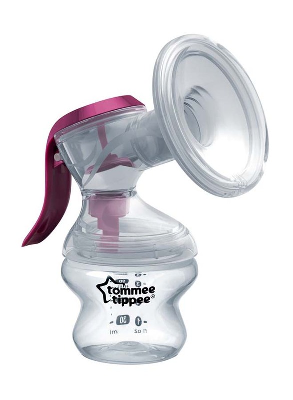 Tommee Tippee Made for Me Manual Breast Pump, Pink