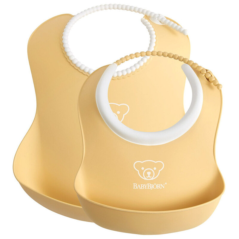 

Babybjorn Feeding Bib Set, 2 Piece, Powder Yellow