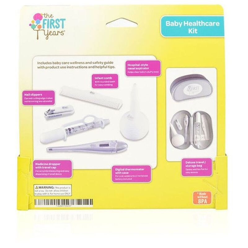 The First Years 7-Pieces Baby Healthcare Kit for Baby, White