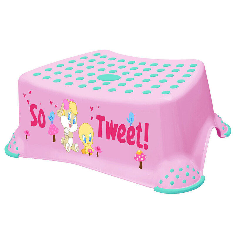 

Keeeper Looney Tunes Step Anti-Slip Stool, Pink