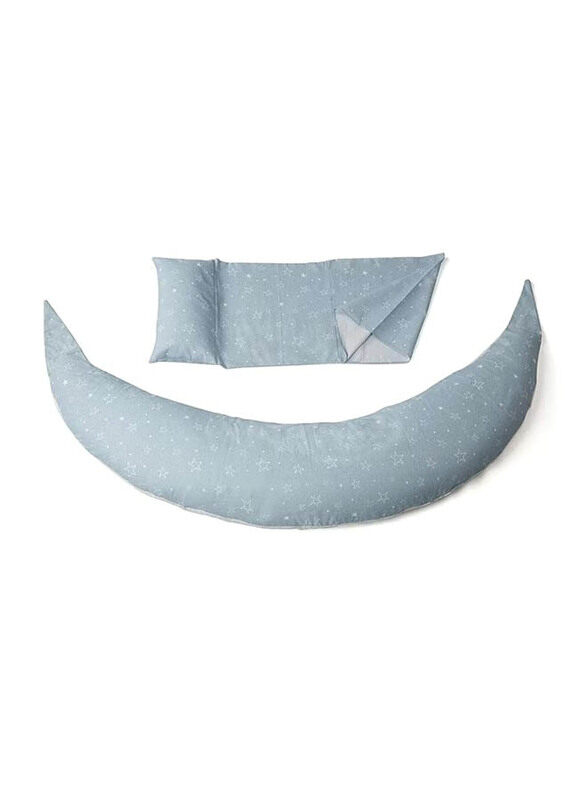 

Nuvita 7100 12-In-1 Dream Wizard Pregnancy Pillow, NU-ALDW0007, Grey Star