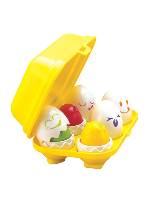 

Tomy Toomies Hide & Squeak Eggs, for Ages 18 Month and Up, Yellow