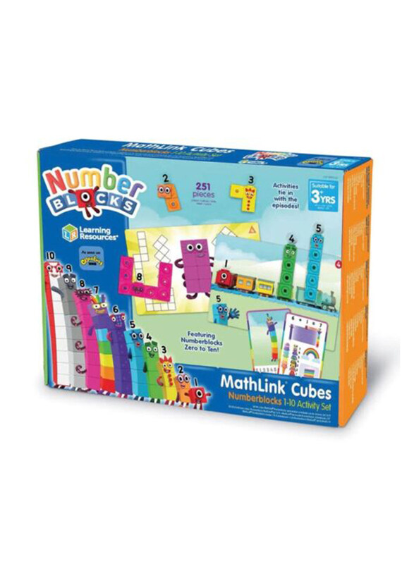 

Learning Resources Mathlink Cubes Numberblocks 1-10 Activity Set, Learning & Education, Ages 3 to 7